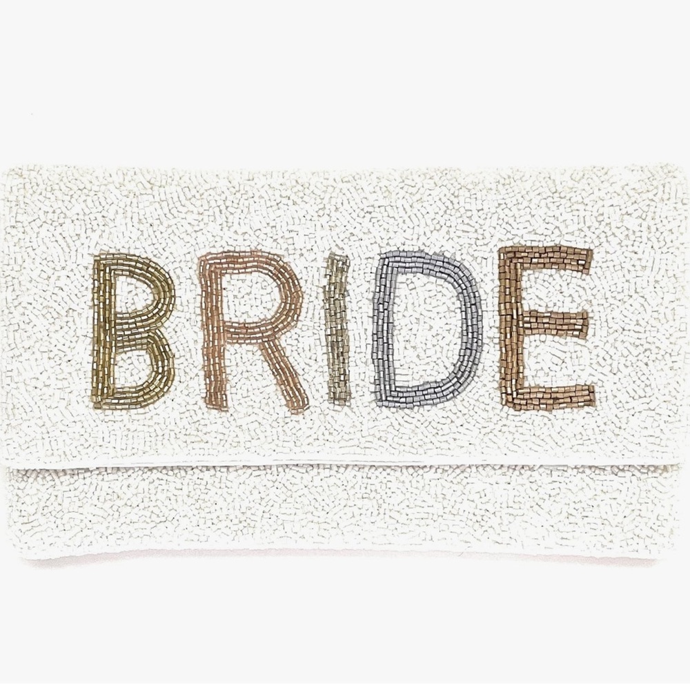 BRIDE Beaded Clutch Purse